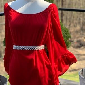 Joseph Ribkoff Off The Shoulder Blouse